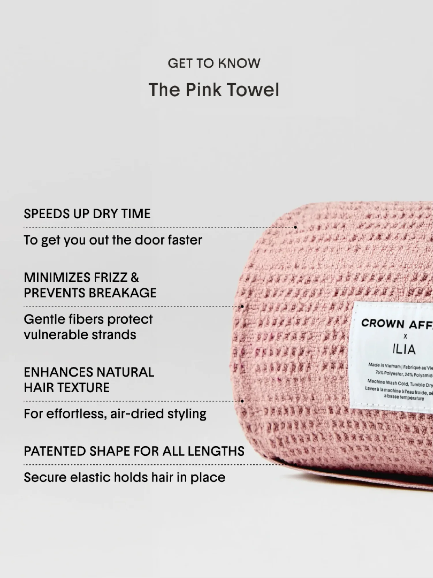 Crown Affair x ILIA—The Pink Towel - Image 4