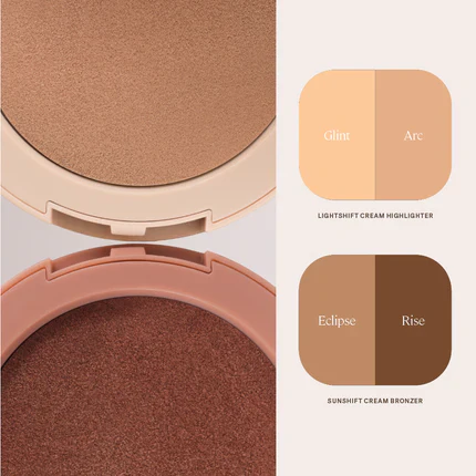 Sunshift Bronzer + Lightshift Highlighter - Sample - Image 2